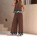 Women's Clothing Summer New 3d Digital Printing Two Piece Women's Vest Sleeveless Suit_ecoleips.com
