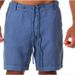 Men's Solid Color Sports Running Fitness Shorts Casual Cotton Linen Lace Up Sportswear_ecoleips.com
