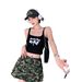 Red Sleeveless Short Camisole Women, Summer Ins Slim-fit Printed Top, Sweet And Cool Style, Suitable For Layering Or_ecoleips.com