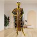 Large Size Chiffon Elegant Temperament Sequined Shawl Dress Traditional Ethnic Style Clothing_ecoleips.com