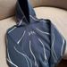 Y2K Retro Striped Hoodie – Unisex Oversized Pullover With 3D Print (S-4XL, Black/Blue) – 90s Streetwear Essential_ecoleips.com