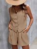 Women's Clothing Summer New Fashion Casual Vest Shorts Suit Women's Clothing_ecoleips.com