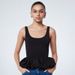 Summer New Style Women's Sleeveless Backless Square Neck Bubble Sexy Vest Top Solid Color European And American Clothing 2025_ecoleips.com