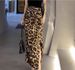 2025 New Half Collar Hollow Design Top + Elegant High Waist Leopard Print Skirt Fashion Set For Women_ecoleips.com
