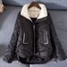 girl Girl 2025 New Down Glossy Fashionable Slim Lightweight Short Coat Women's Cotton Padded Jacket_ecoleips.com