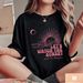 Women's Casual Solid Color Short Sleeve T-Shirt Loose Fit round Neck Printed Tee for Everyday Wear_ecoleips.com