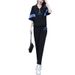 Women's Plus Size Printed Sportswear Set Casual Fashionable Two Piece Outfit Loose Fit Short Sleeved Summer Style_ecoleips.com