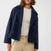 Fall 2025 New Women's Fashion Temperament Commuter Lapel Double-breasted Cropped Woolen Jacket_ecoleips.com