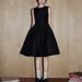 Avenemen/Sleeveless Waist Hepburn Skirt/Slim Design Medium To Long Three Dimensional A-Line Skirt Dress For Women_ecoleips.com