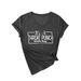 New V-neck Short-sleeved It's A Throat Punch Kinda Day Street Hipster Fashion Loose T-shirt_ecoleips.com