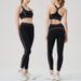 High Waist Sports Suit For Women Contrast Color Backless Tight Nude Yoga Suit Running Fitness Yoga Clothes Sports Underwear_ecoleips.com