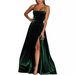 Women's Clothing Sexy Strappy Backless Halter Neck Dress Long Skirt Foreign Trade Women's Clothing Wholesale_ecoleips.com