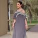 Women's Clothing Autumn And Winter Sexy Chiffon Beads Splicing Ball Evening Dress_ecoleips.com
