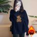 2026 New Autumn/Winter Women's Fleece-Lined Thickened Round-Neck Sweatshirt, High-End Versatile Trendy Loose Plus-Size_ecoleips.com