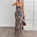Women's Clothing Spring Fashion Slim Fit Sleeveless Dress For Women Leopard Print Elegant For Formal & Casual_ecoleips.com