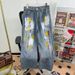 Women's Clothing Heavy Beaded Painted Worn Fashionable All Match Straight Wide Leg Pants_ecoleips.com