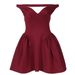 Autumn Sexy V-Neck Low-Cut Backless Bodycon Dress For Women - Slim Fit Party Cocktail Mini Dress (Black/White/Burgundy)_ecoleips.com