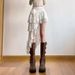 Women's Clothing Skirt Irregular Hollow Design Lace Skirt Holiday Style Skirt_ecoleips.com