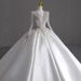 Women's Clothing New Main Dress High Quality Texture Retro Heavy V Neck Trailing_ecoleips.com