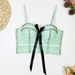 Women's Clothing Bowknot Diamond Body Shaping Hot Girl Tube Top Design Niche Nightclub Top Trendy Women Beaded Fishbone Bra_ecoleips.com