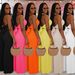 Women's Fashion Halter Neck Tie-Up Top & Pants Set - Elegant Casual Two-Piece Outfit For Summer_ecoleips.com