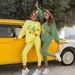 Spring Women's Clothing European And American Casual Tight Trousers Loose Sweater Set Two-piece Set_ecoleips.com