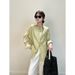 Tencel Acetate Linen Women's Shirt Comfortable Textured Loose Fit Versatile Sun Protective Top_ecoleips.com