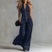2026 Cross-border Hot Sale Women's Jumpsuit, Wide-leg Pants, Elegant And Commuting Women's Clothing_ecoleips.com