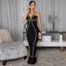 Sexy Sleeveless Bubble Dress for Women Slim Fit Long Fashionable Dress_ecoleips.com