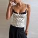 JY26018 Women's Polka Dot Camisole Lace Trimmed Slim Fit Summer Top European American Style Hot Girl Design_ecoleips.com