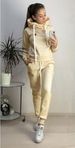 2021 European And American Women's Autumn/Winter Hot-Selling New Fleece Fashion Casual Sports Suit Sweatshirt_ecoleips.com