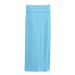 Summer New Women's Halter Neck Jumpsuit + Knot Ruched Decorative Skirt Set_ecoleips.com