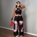 Women's Y2K Style Outdoor Top Street Fashion Two Piece Set Casual Look New Arrivals_ecoleips.com