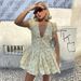 Women's Clothing Floral V-Neck Slim Fit Dress Fashionable Short Skirt Summer New_ecoleips.com
