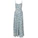 2025 Summer New European And American Sweet Style Slim Fit Elegant Princess Floral Print Strap Dress For Women In Stock_ecoleips.com