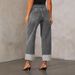 Stretch Straight Leg Jeans For Women - High Waist Vintage Roll-Up Denim Pants With Comfortable Fit Women's Clothing_ecoleips.com