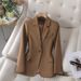 Women’S Clothing Light Blue Short Suit Jacket For Women Spring And Autumn Fashionable Small And High End This Year's Popular Small Suit_ecoleips.com