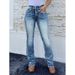 Z 4732026 New European And American Style Women's Vintage Stretch Denim Bell-Bottom Pants_ecoleips.com