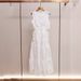 Shenzhen Nanyou High End Women's Clothing New French Lace Hollow Hepburn Style Heavy Embroidery Sweet Dress For Women_ecoleips.com