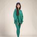 Women's Clothing Casual Long Sleeve Round Neck Sweatshirt Set Autumn/Winter Top And Pants With Slit_ecoleips.com