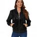 Velvet & Sequins Baseball Jacket – Streetwear Bomber With Gradient Sparkle (S-XL, Black/Grey)_ecoleips.com