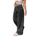 Cross-border Foreign Trade Independent Site: European And American Popular High-waisted Jeans, Fashionable Retro_ecoleips.com