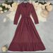 Women's Retro Western Style Long Cotton Linen Dress Casual Long Sleeved Fashionable European American Design_ecoleips.com