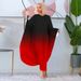 Women's Clothing Autumn And Winter Style Elegant And Fashionable Pullover Cape Bat Sleeve Dress_ecoleips.com