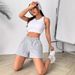 European And American Women's Fashion Versatile Holiday Leisure Sweater Shorts_ecoleips.com