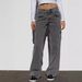 Women's Clothing Washed Retro Straight High Waist Wide Leg Loose Drape Versatile Jeans_ecoleips.com