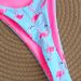 European And American Style Sexy Flamingo Print Bikini Two Piece Swimsuit Women's Cross Border Swimwear Premium Ins Style_ecoleips.com