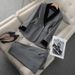 Women's Clothing Design Contrast Color Suits For Women Autumn New Style Light Luxury Fashion High End Temperament Professional Wear_ecoleips.com