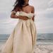 Women's Clothing Cotton V Neck Suspender Skirt For Women New Style Elegant Sexy Strap Backless Suspender Long Skirt_ecoleips.com