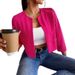 Women's Clothing Fashion Casual Temperament Commuter Niche Top Round Neck Jacket _ecoleips.com